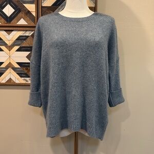 NakedCashmere Crew Neck Knit Cashmere Sweater Oversized XS *As-Is*